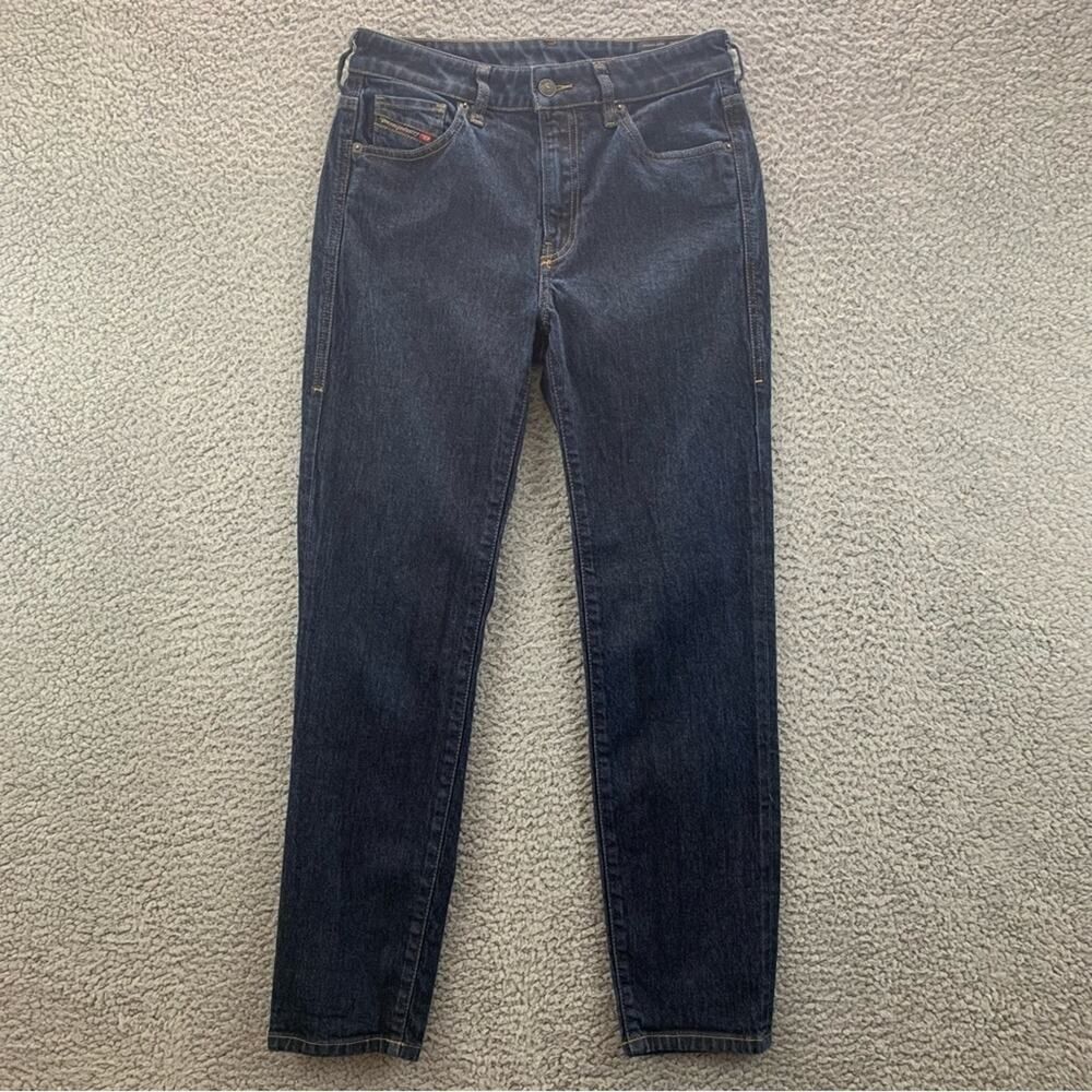 Diesel D-Joy Slim Regular Waist Dark Wash Woman Jeans Pants   -   Size:  27